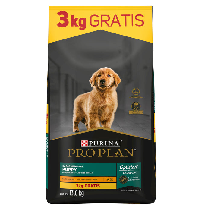 Purina Pro Plan Puppy Raza Mediana Bonus Bag 10+3 kg Gratis