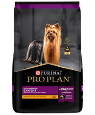 Purina® Pro Plan® Exigent Razas Pequeñas, Alimento Seco OptiEnrich Pollo, bulto de 7.5kg