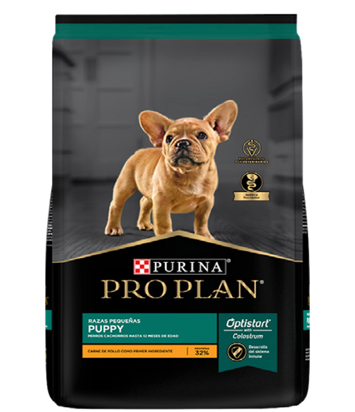 Purina® Pro Plan® Puppy Razas Pequeñas, Alimento seco OptiStart Pollo, bulto de 7.5kg