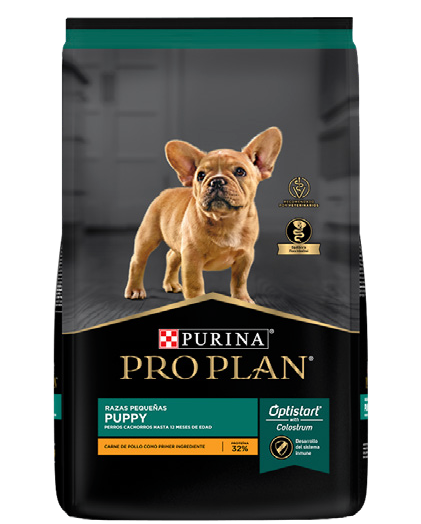 Purina® Pro Plan® Puppy Razas Pequeñas, Alimento seco OptiStart Pollo, bulto de 1kg