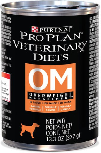 Purina® Pro Plan® Veterinary Diets OM Overweight Management Canine, Alimento Húmedo (paquete de 6 latas)